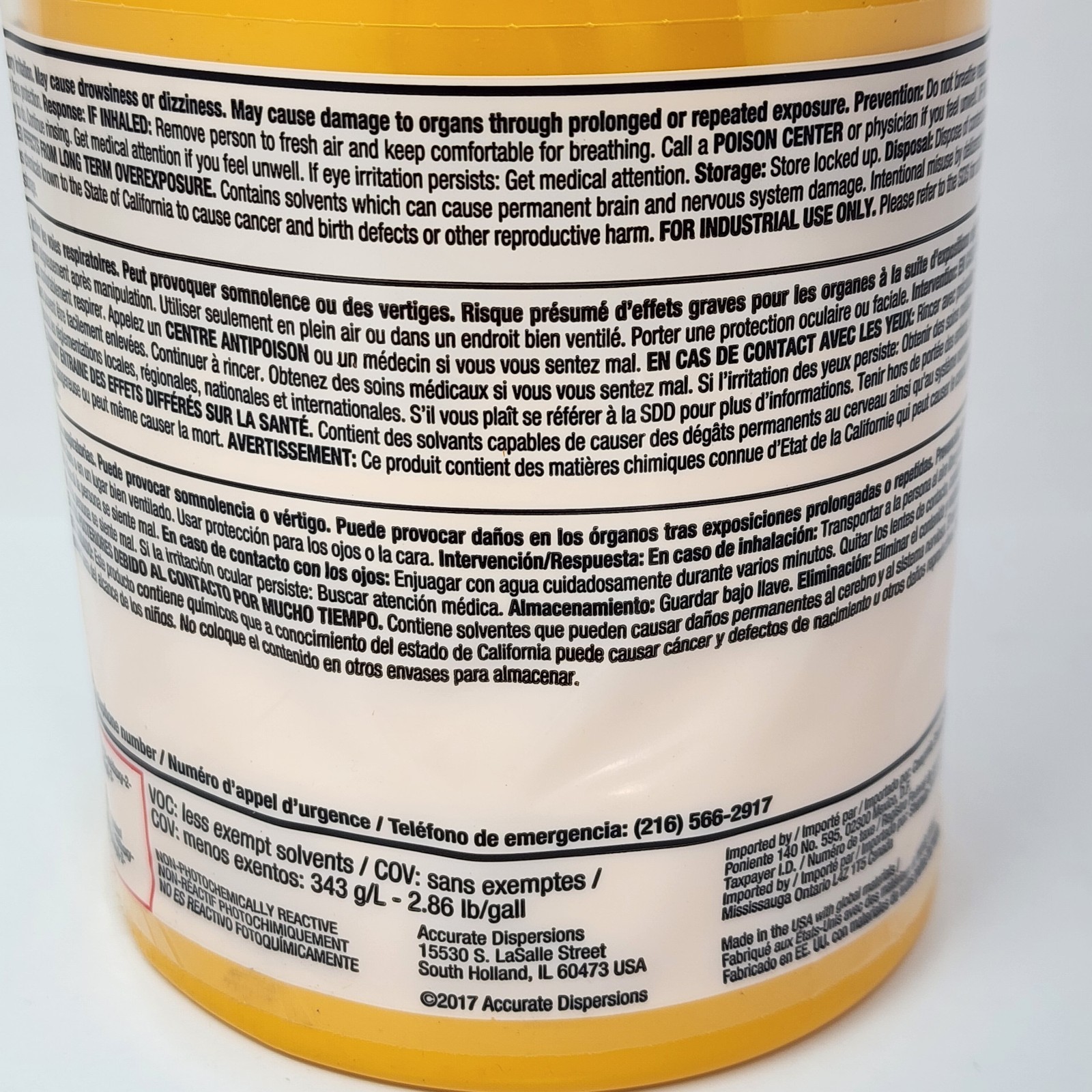 Accurate Charisma Colorants MEDIUM YELLOW Tint Toner 1B107884 32 fl oz (5 Pack)