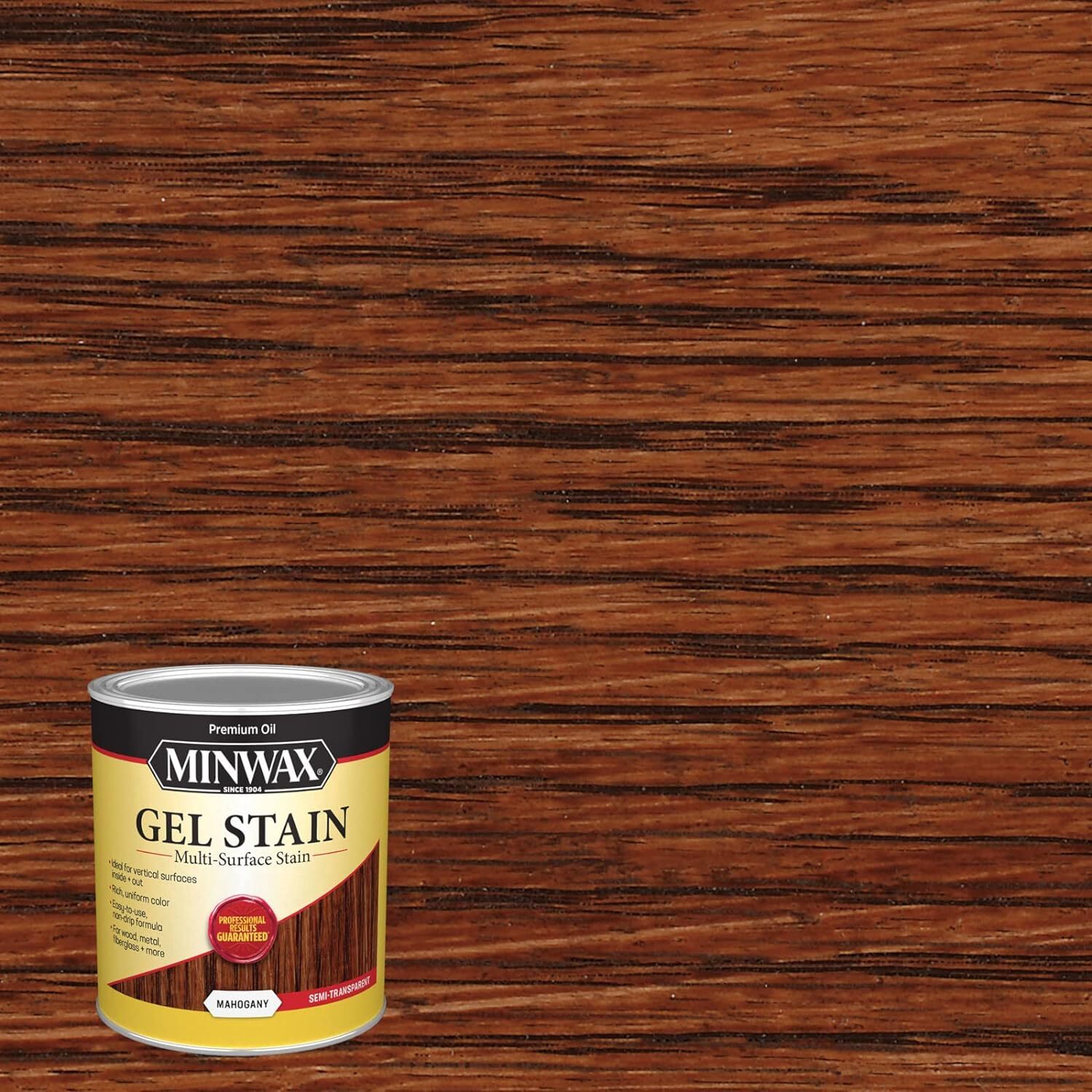 Minwax 66050000 Gel Stain , quart, Mahogany