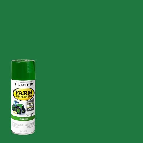 Rust-Oleum Farm & Implement Spray Paint 12 oz JD Green Tractor Equipment Coating