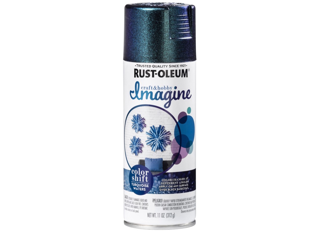 Imagine Craft & Hobby Spray Paint, Turquoise Waters, 11 oz, Aerosol Can