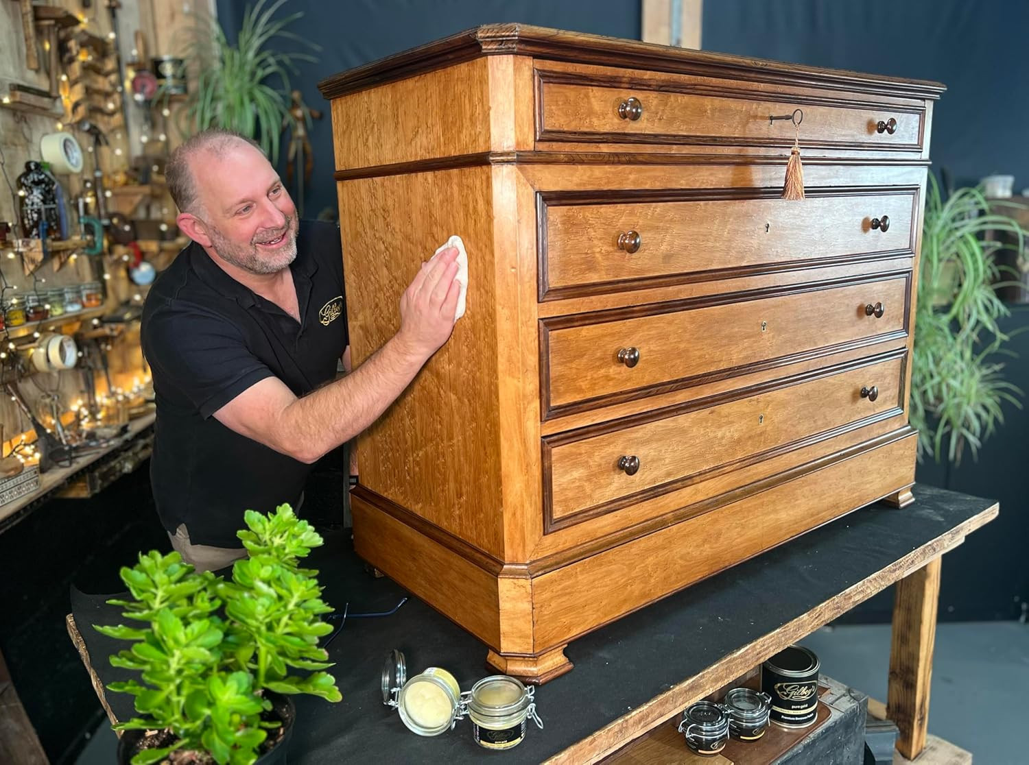 Beeswax Furniture Polishing Kit – Restore Antique & Mid Century Pieces