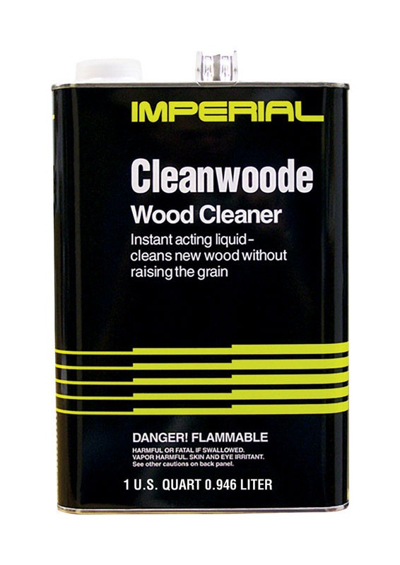 Imperial Transparent Cleanwood Indoor Solvent Wood Cleaner 1 qt