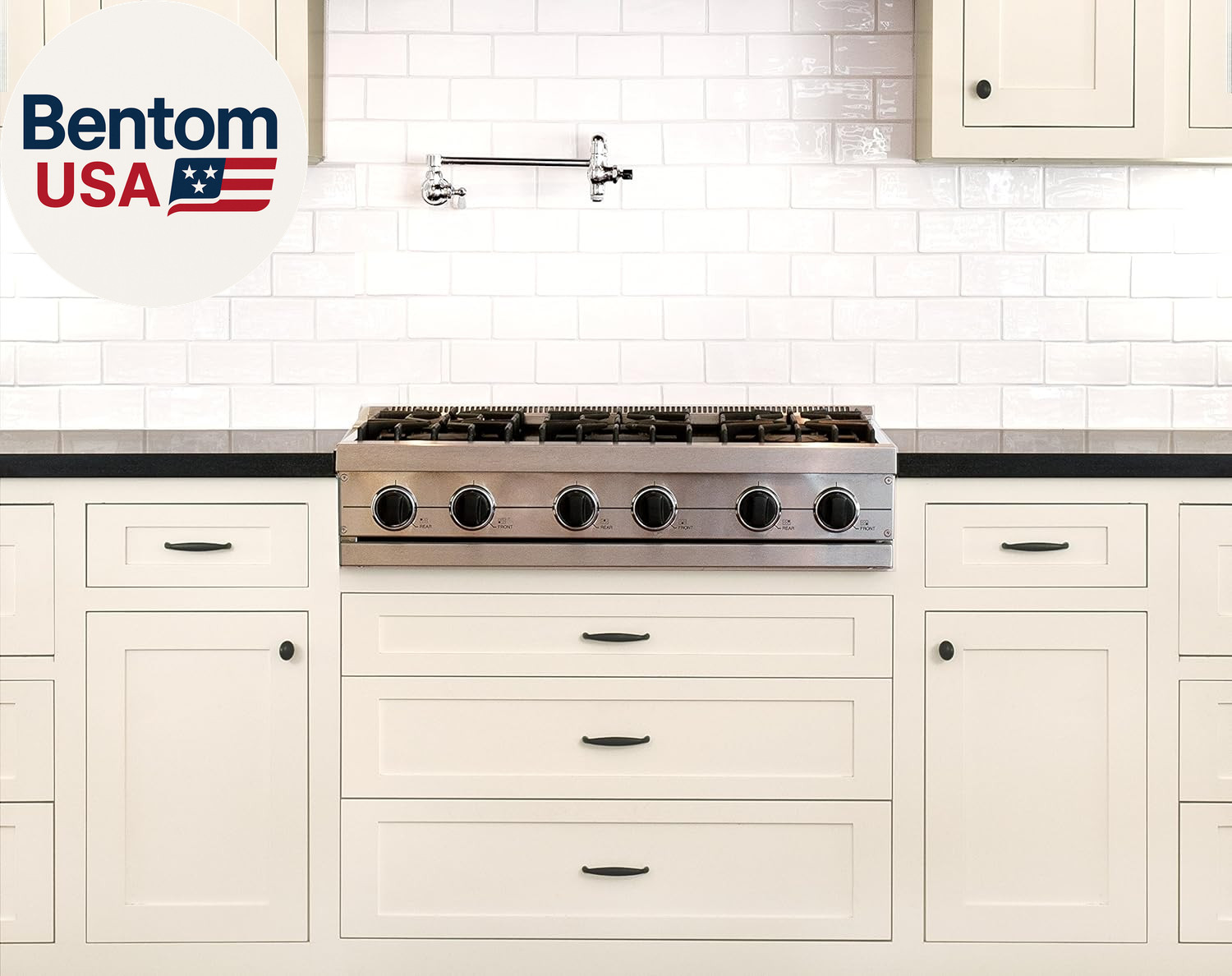 Antique White Cabinet Makeover Kit – Easy DIY 7-Piece Set, Warm Cream, Long-Last