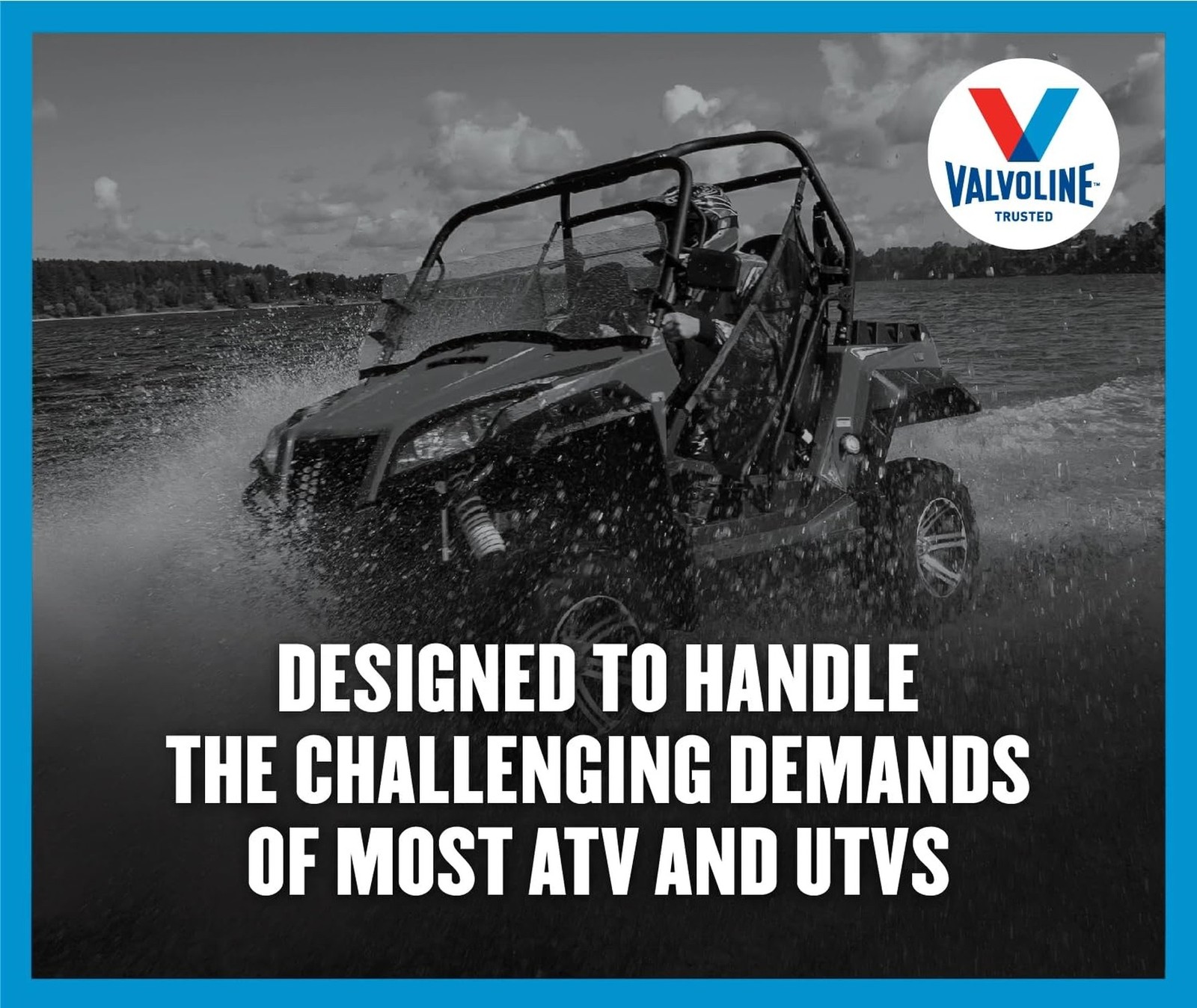 Valvoline 4-Stroke ATV/UTV SAE 10W-40 Motor Oil 1 QT, Case of 6
