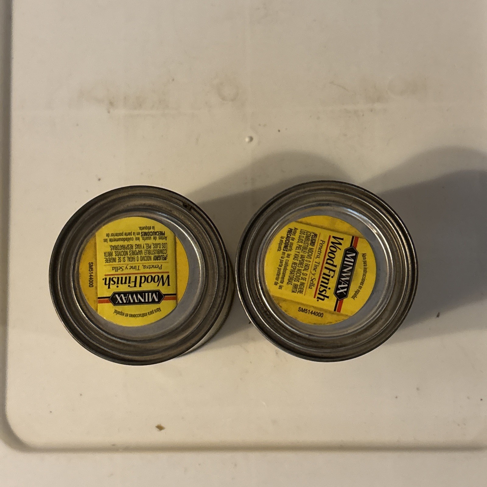 2 NEW Minwax Pickled Oak 260 Wood Finish Oil-Based Wood Stain 8 oz 1/2 Pint