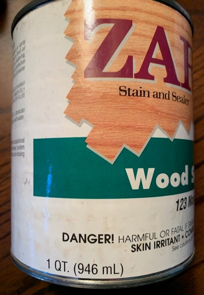 Zar Interior Stain, 123 MOORISH TEAK, Quart