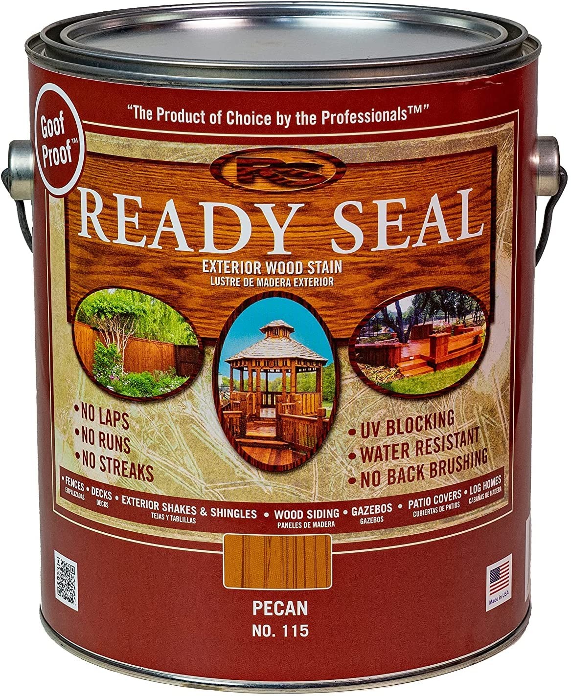 Ready Seal Stain & Sealer for Wood, Outdoor Deck and Fence – All-in-One Exter…