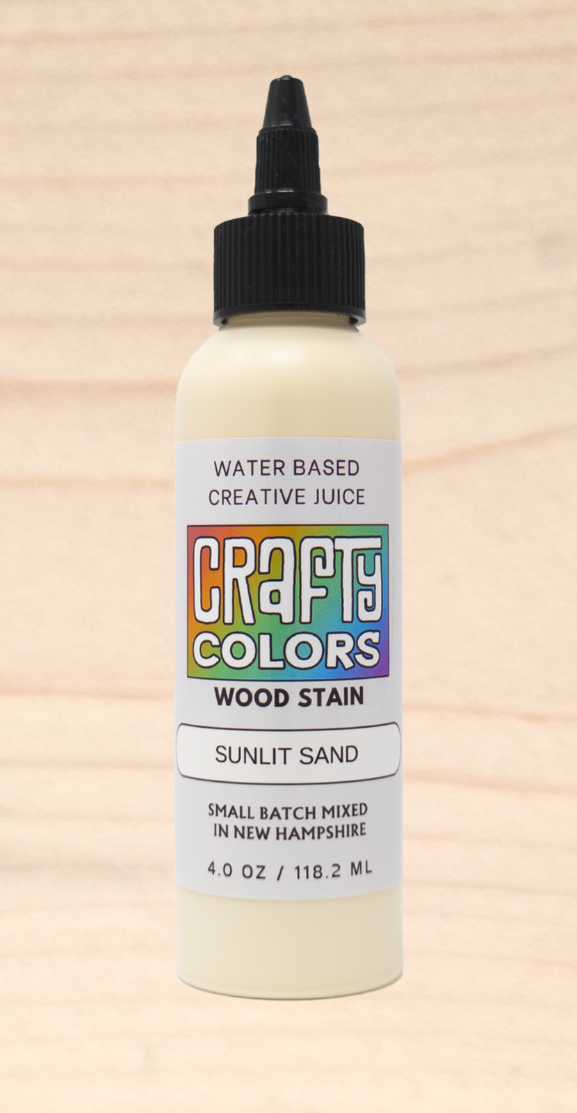 Pale Cream Wood Stain – Crafty Colors Vibrant Water Based Wood Stains