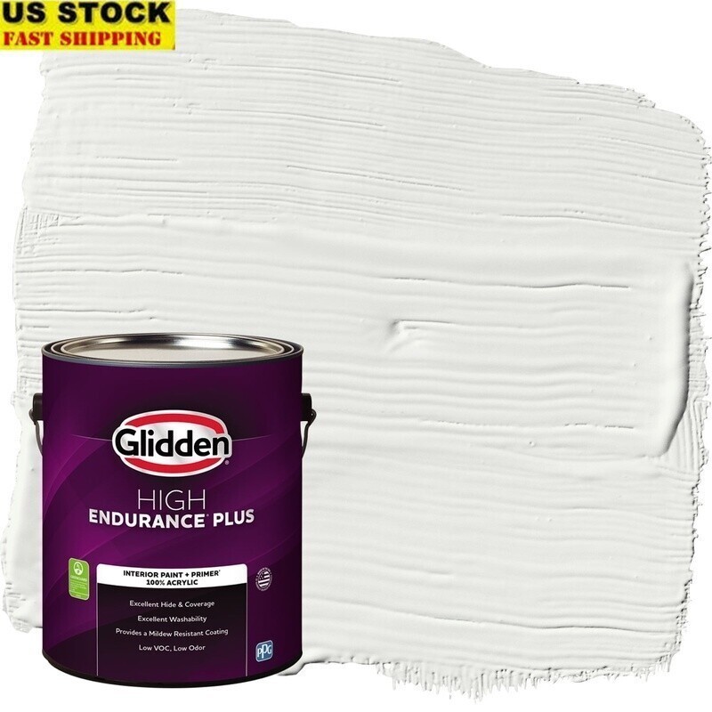 High Endurance Interior Paint Primer Low VOC Washable Mildew Resistant 1 Gal New