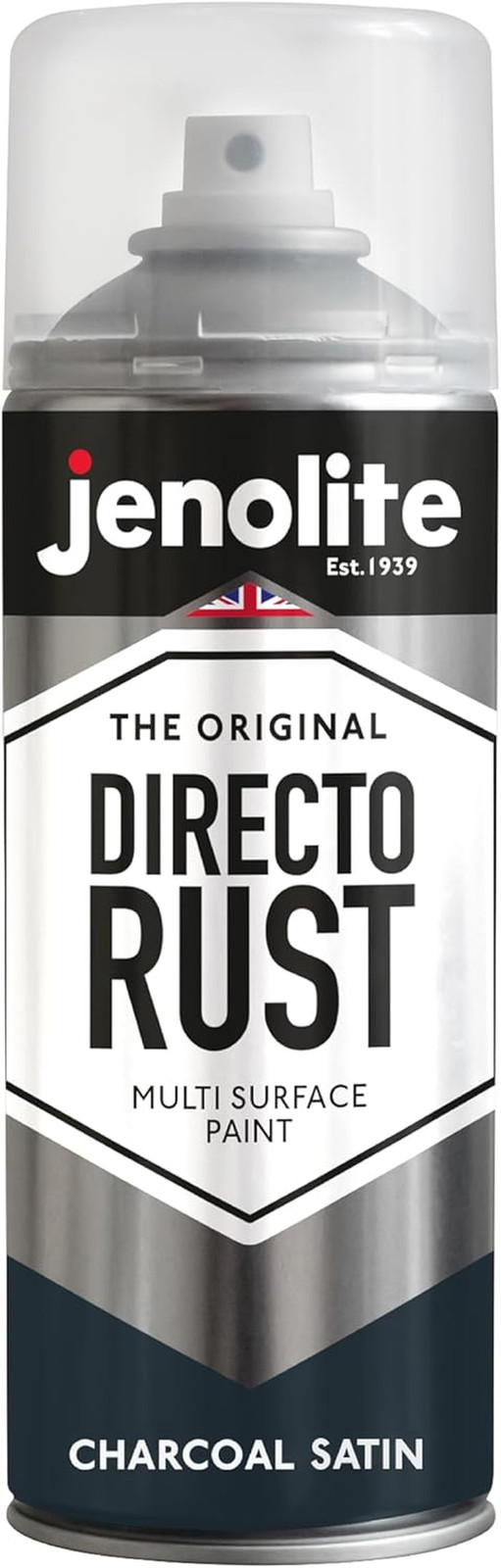 Directorust Satin Spray Paint | WHITE | 400Ml (13.52Fl Oz) | Semi-Gloss Spray Pa