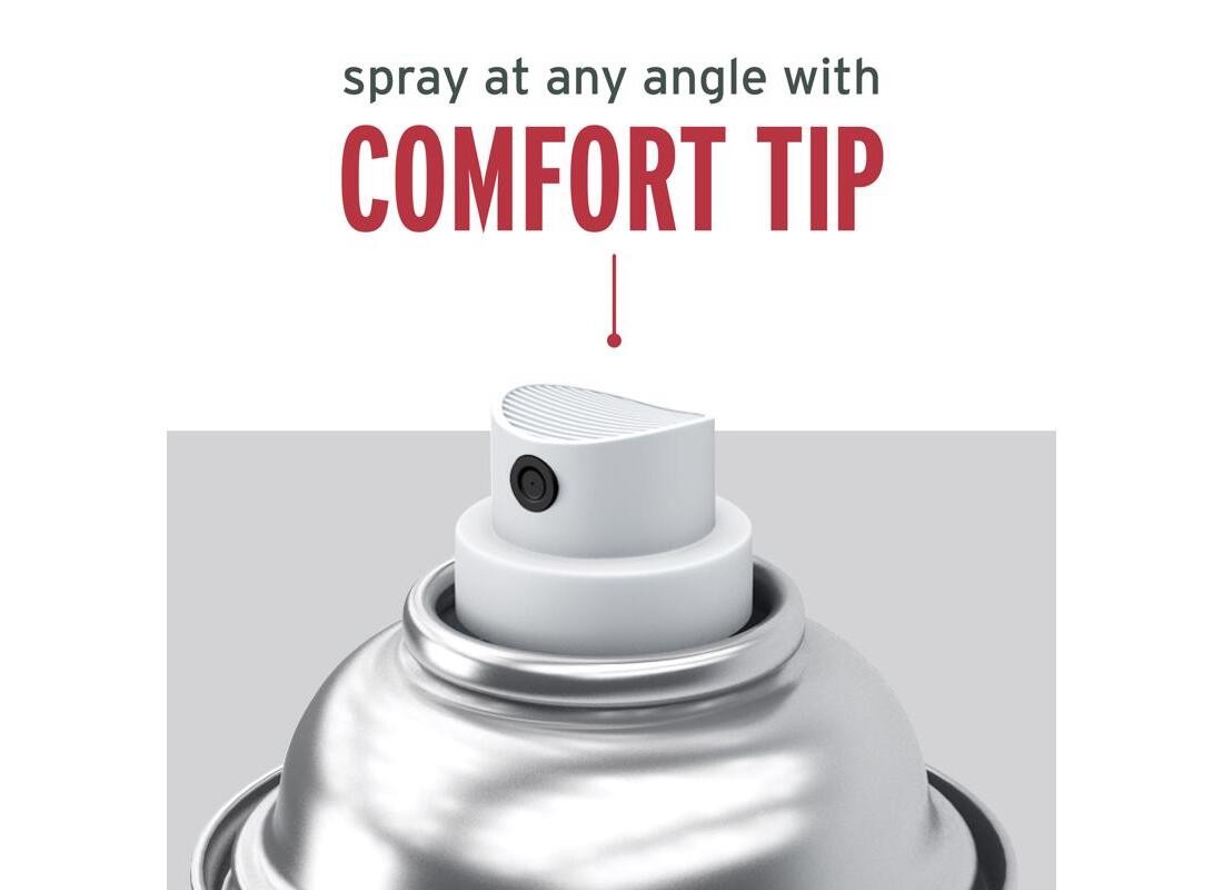 STOPS RUST Enamel Spray Paint, Matte, Clear, 12 oz, Aerosol Can