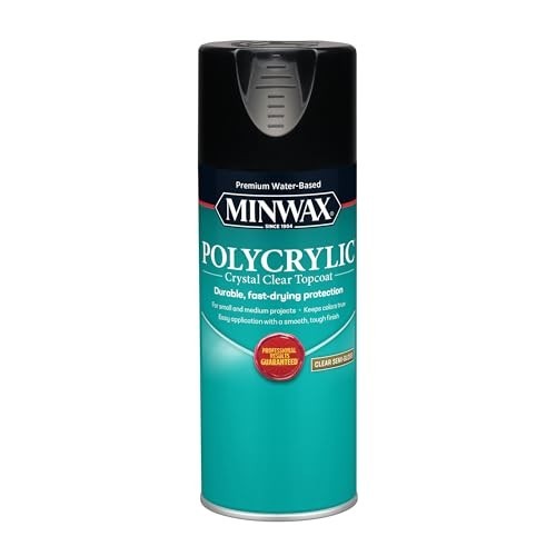 Clear Semi-Gloss Polyurethane Spray 11.5 oz Water Based Fast Drying Wood Finish