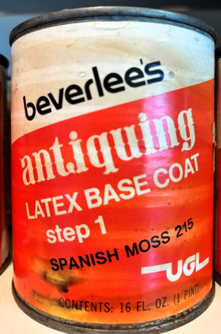 Zar Beverlee 215 SPANISH MOSS Antiquing Latex Base Coat – Step 1 -PINT