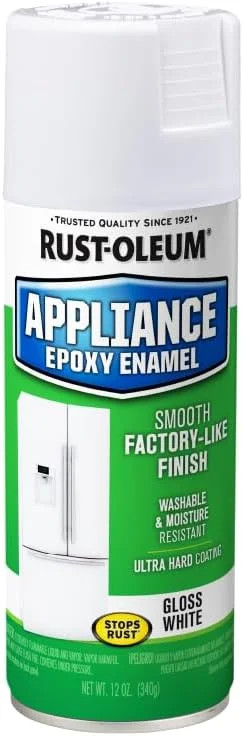 Rust-Oleum 7881830 Specialty Appliance Epoxy Spray Paint, 12 oz, White