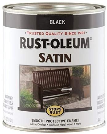 PAINT QT SATN BLK OUTDOR