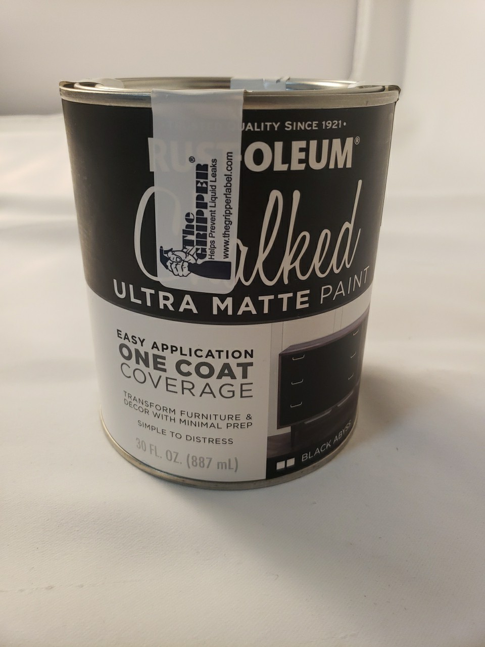 Rust Oleum 30 Oz Ultra Matte Chalked Paint Black Abyss For Furniture Diy
