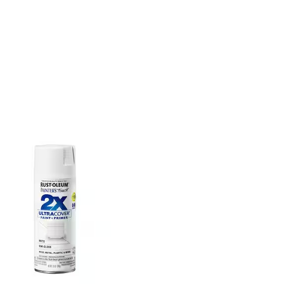 12 oz. Semi-Gloss White General Purpose Spray Paint Spray paint for wood metal