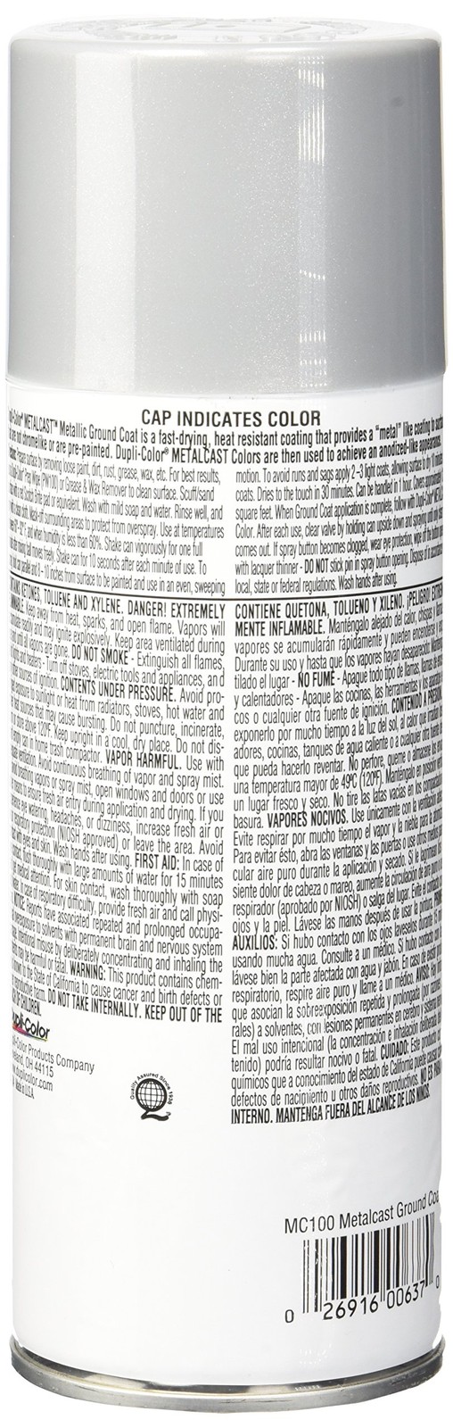 MC100 Metalcast Automotive Spray Paint Base Coat Anodized 11 oz Aerosol Can