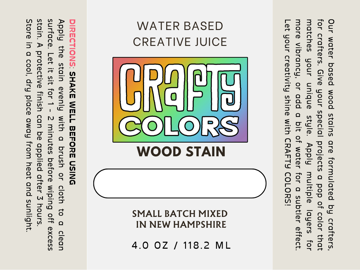 Pale Pink Wood Stain – Crafty Colors Vibrant Water Based Wood Stains