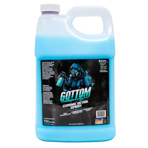 Ceramic Detail Spray – 128 oz – SiO2 Hydrophobic Deep 128 Ounce (Pack of 1)