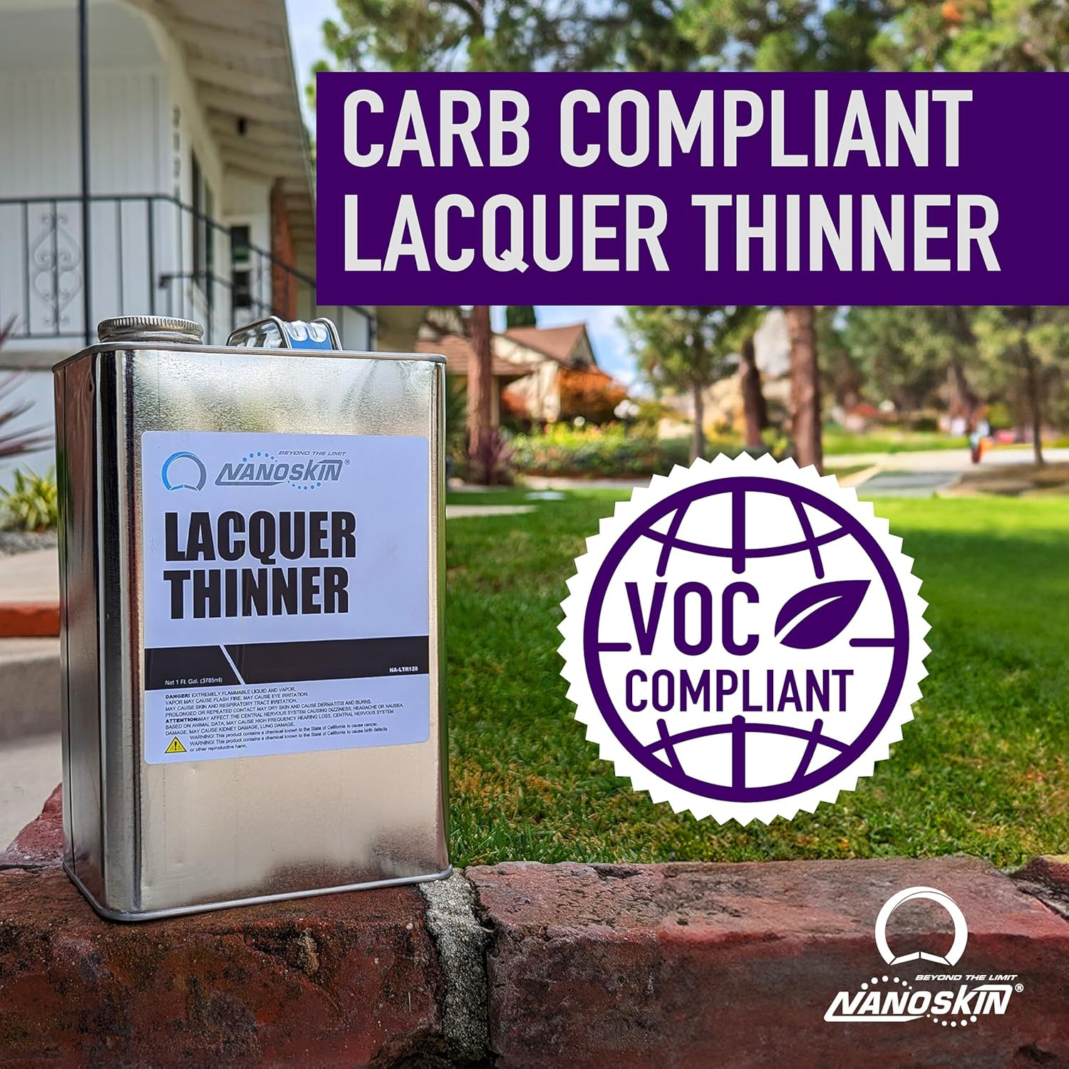 LACQUER THINNER 1 Gallon – Professional Strength, General Purpose, Medium-Dry La