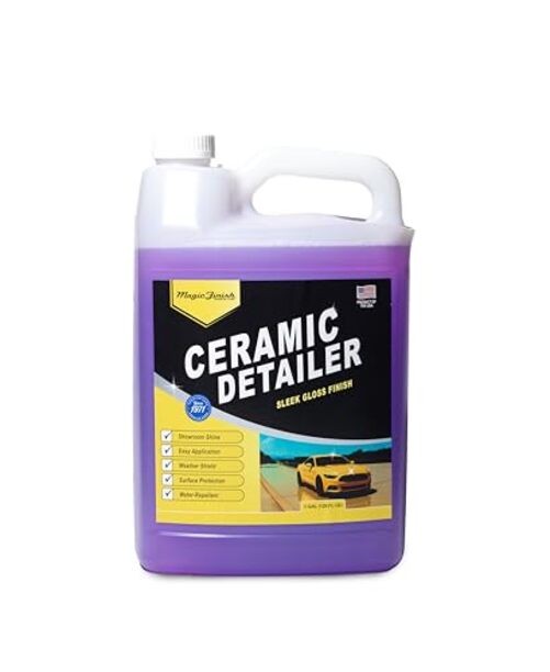 Ceramic Detailer (1 Gallon) – High-Gloss Ceramic Spray 128 Fl Oz (Pack of 1)