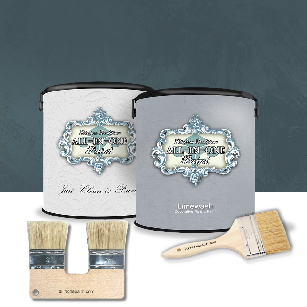 ALL-IN-ONE Paint Limewash Gallon Kit – Spruce