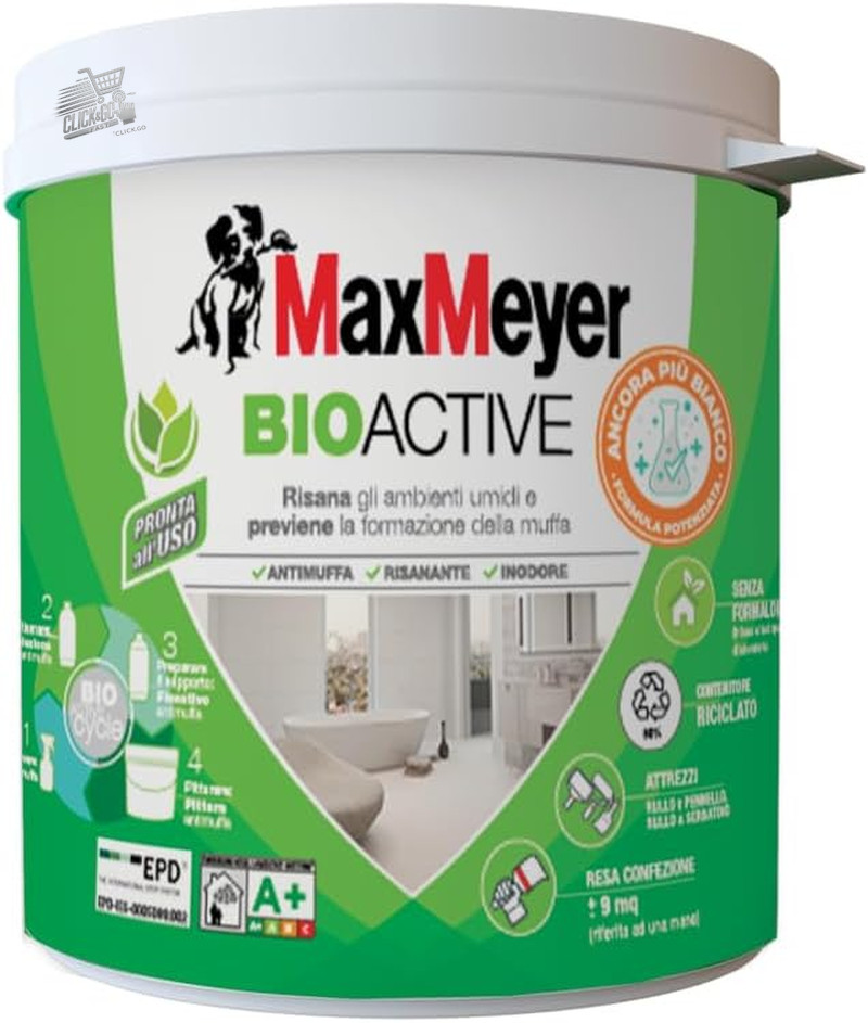 MaxMeyer Bioactive A+ White Interior Wall Anti-Mold Paint 750ml