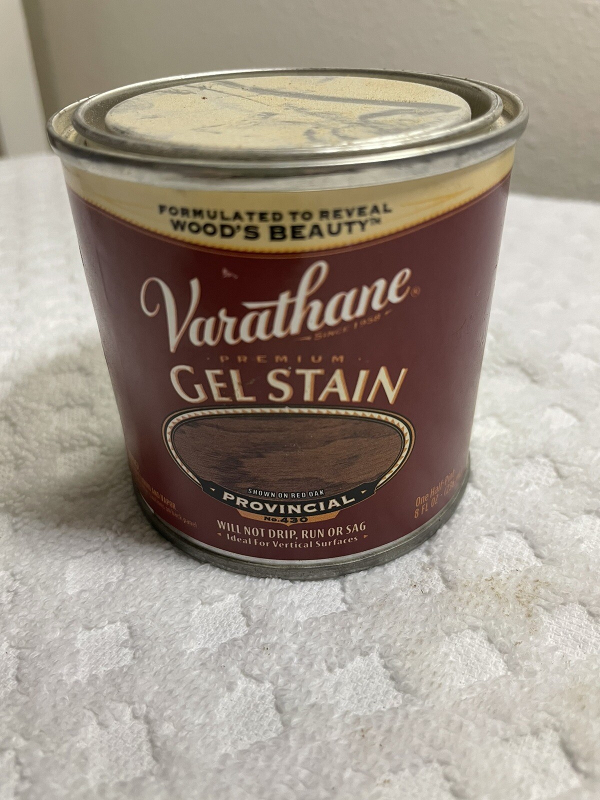 VTG Varathane Premium Gel Stain Oil Based Provincial Oak 1 Half Pint