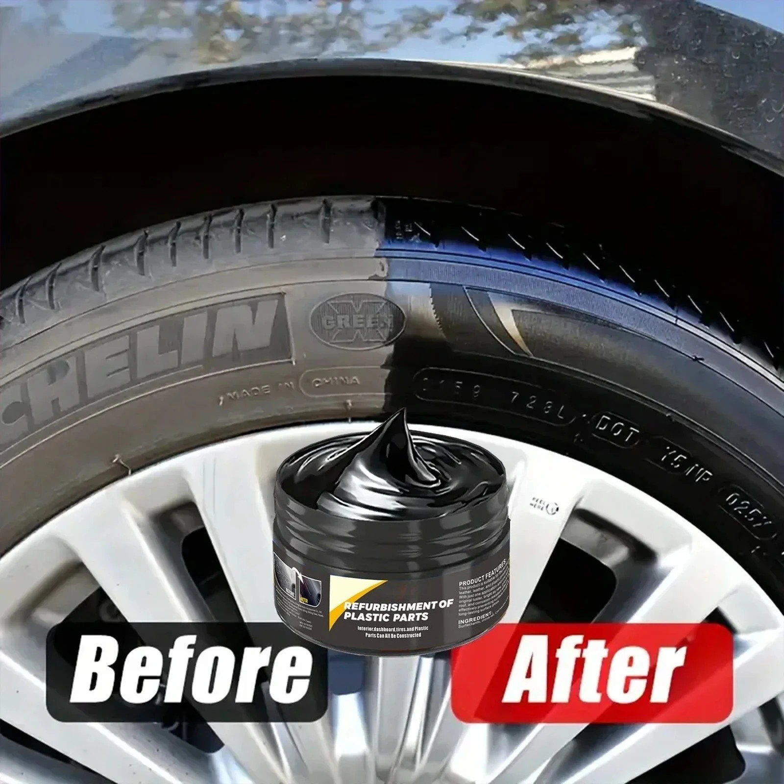 Car interior repair paste, interior and exterior plastic polishing wax, scratch