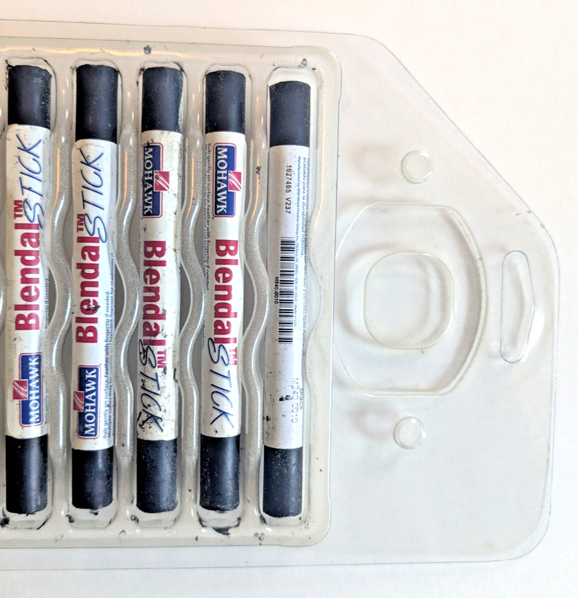 Mohawk Blendal Furniture Wood Touch Up Repair Wax Sticks – Lot of 5 – Black