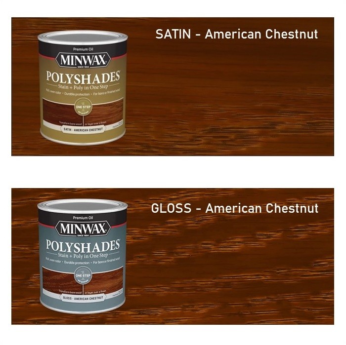 Minwax PolyShades Wood Stain + Polyurethane Finish Oil Based Semi-Transparent