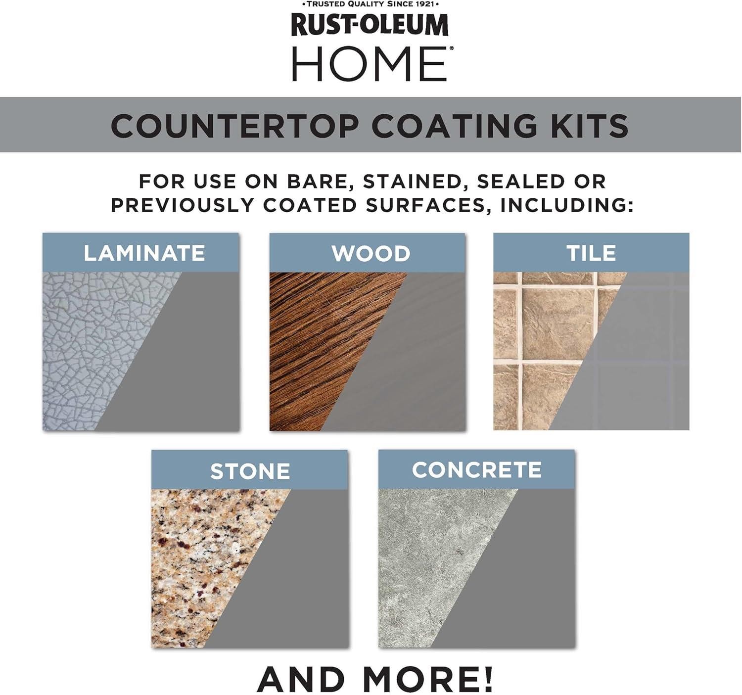 Rust-Oleum HOME Countertop Coating Kit, Deep Tint Base, Satin – 384963