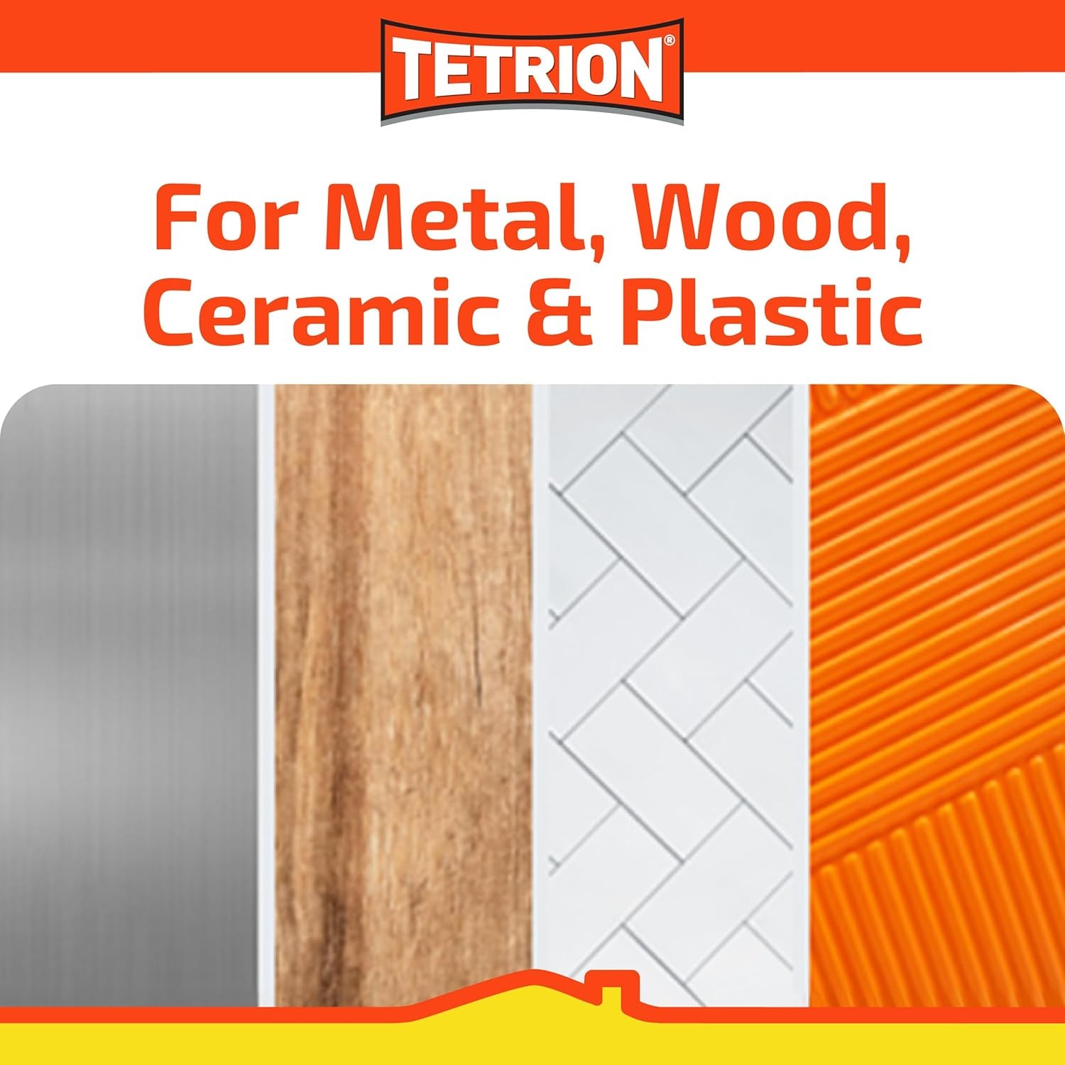 Tetrion Easy Spray Paint – Matt White 400ml – All-Purpose Fast Drying Acrylic