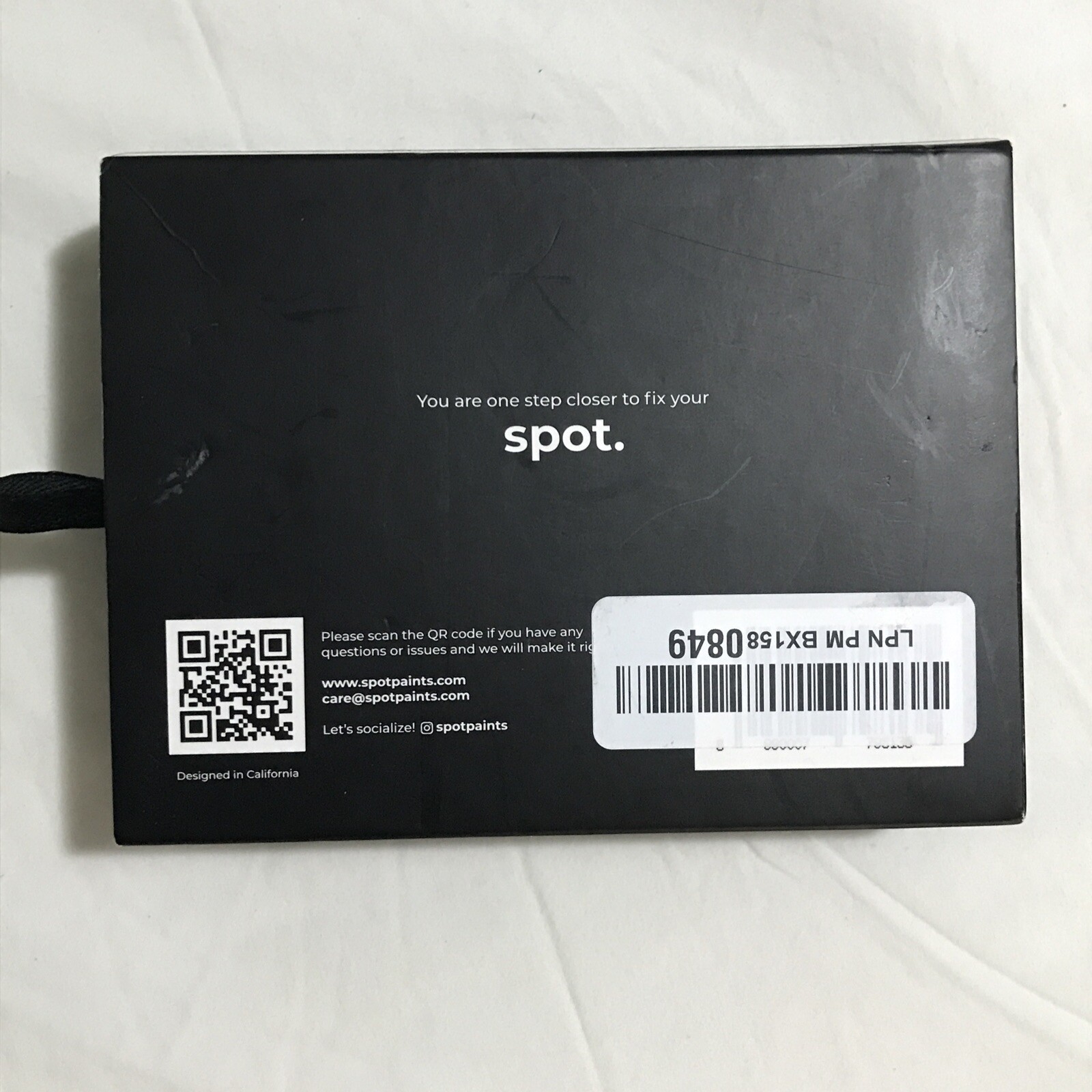 spot. Matte Finish Touch Up-Paint, Grey + White 3 Shades Pack (98% Full)