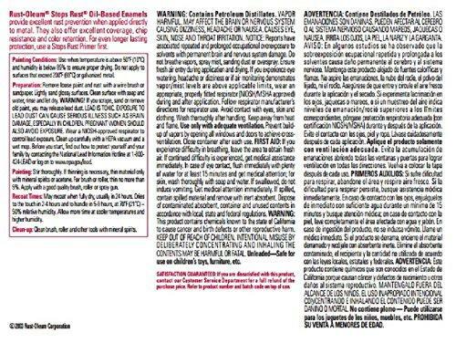 Rust-Oleum 7797502 Stops Rust Brush On Paint, 32 Fl Oz (Pack of 1), Semi-Gloss