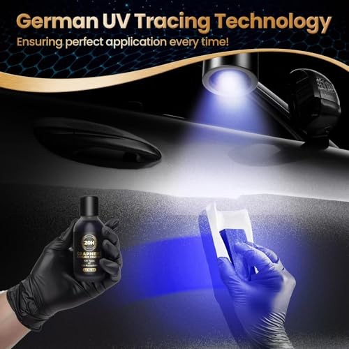 20H Nano Graphene Ceramic Coating for Cars, UV Tracing, 2.4 Fl Oz (Pack of 1)