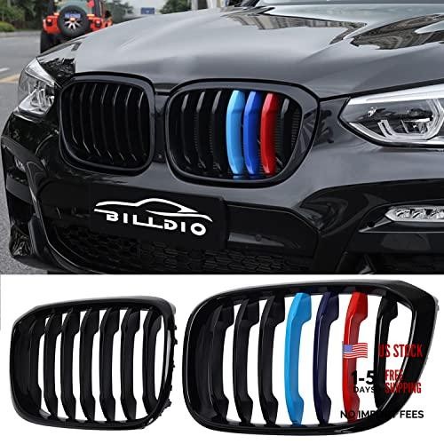 G01 G02 Color Grille，Front Kidney 2018-2021 X3 G01 X4 G02 Single Slat & M Color