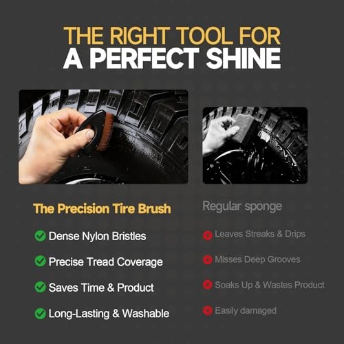 Tire Shine Spray, Ceramic Tire Coating, Not a Dressing6 16 Fl Oz (Pack of 1) 1