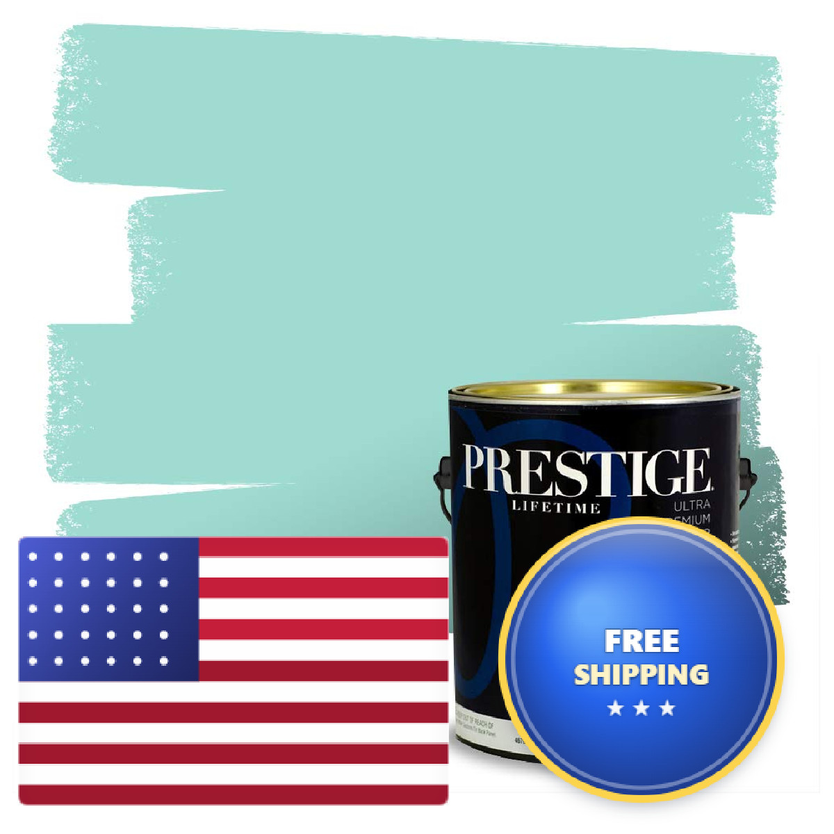 Prestige Exterior Paint And Premiumr In One Tropics Flat 1 Gallon
