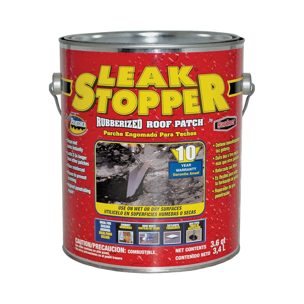 Garner-Gibson Leak Stopper Rubberized Roof Patch by Black Jack, 3.6 qt (0311-GA)