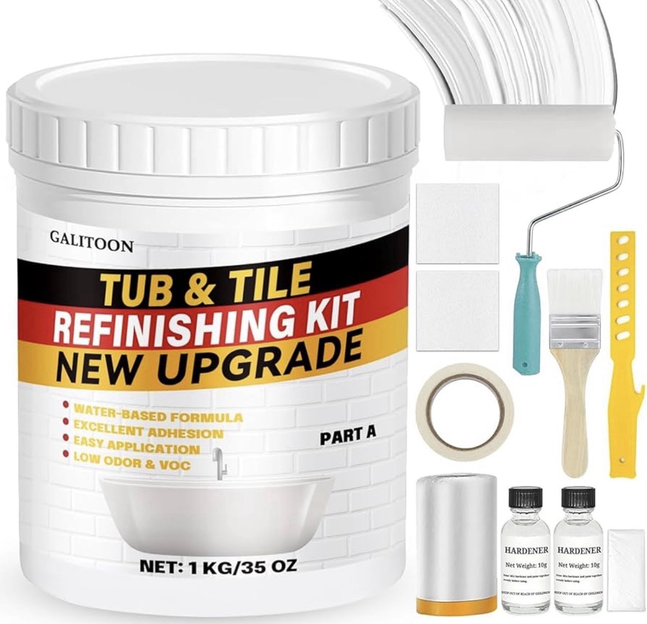 tub and tile refinishing kit