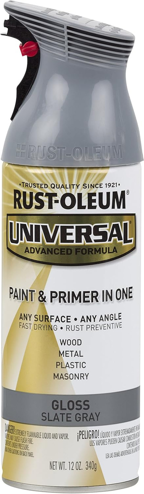 302151 Universal Clear Topcoat Spray, 11 Oz, Dead Flat Finish