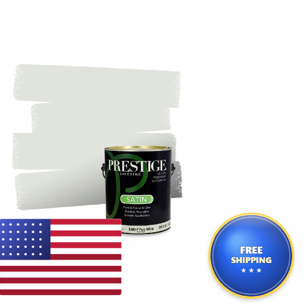 Prestige Paints Exterior Paint And Premiumr In One 1-Gallon Satin Comparable
