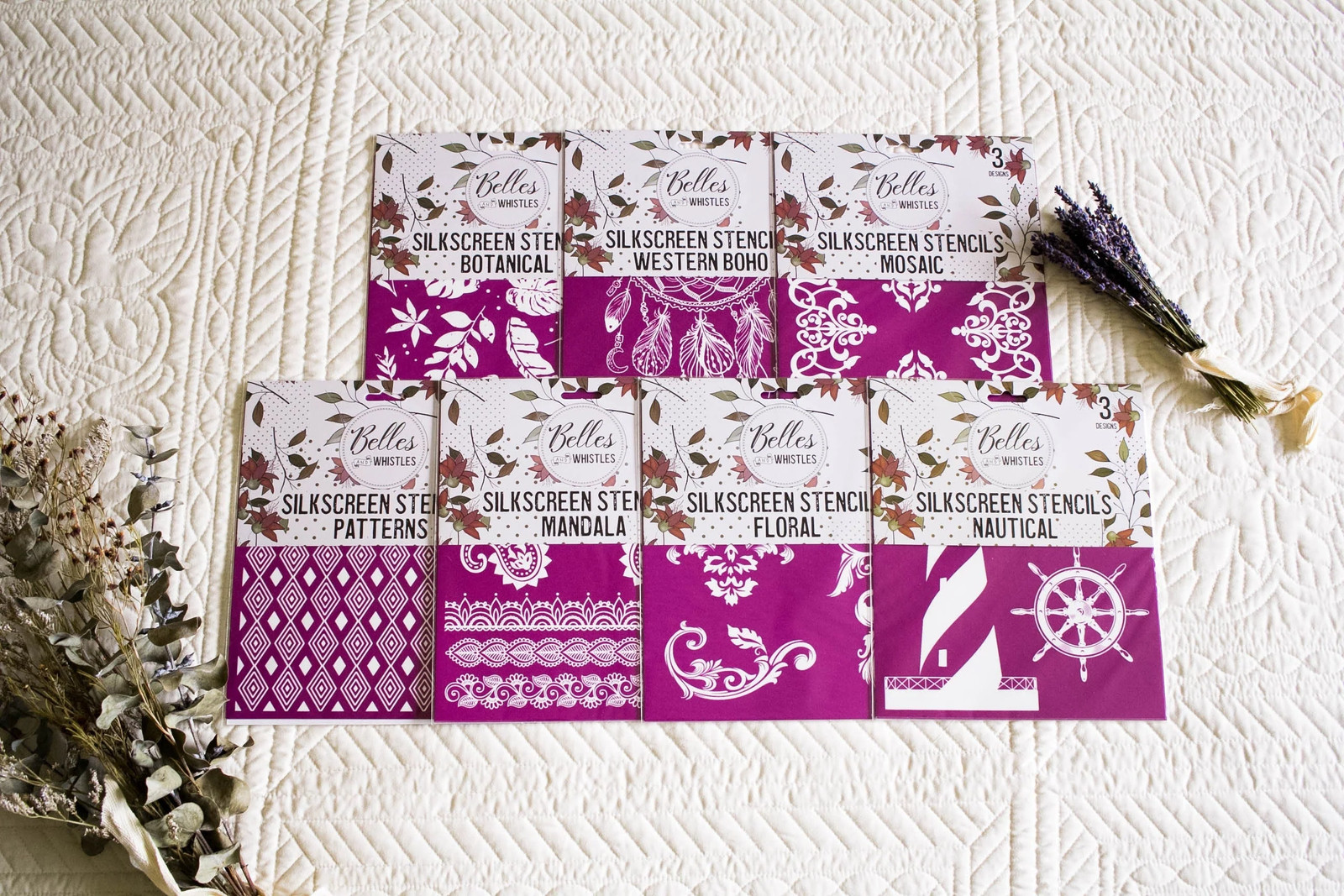 SILKSCREEN STENCILS | All | For Furniture | Crafts | Art | Dixie Belle Paint |