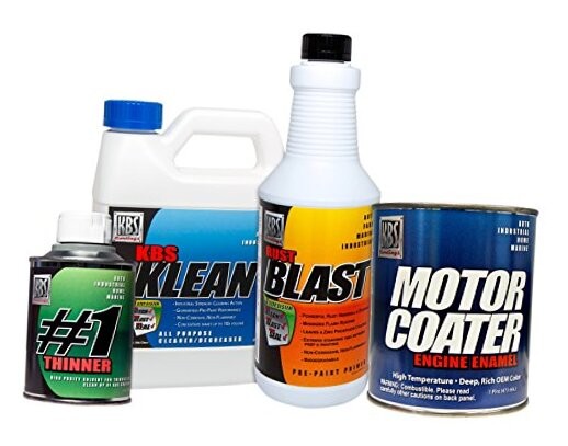 58006 Motor Coater Engine Paint Kit Pontiac Metallic Blue