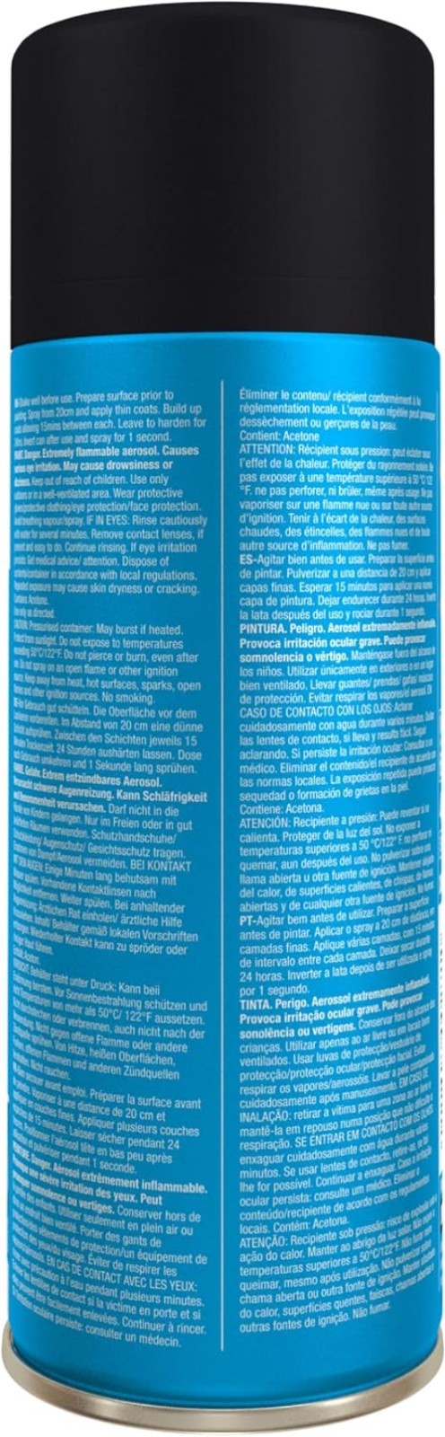 High-Performance Satin Black Spray Paint, 13.5 Oz – Ideal for Automotive & DIY