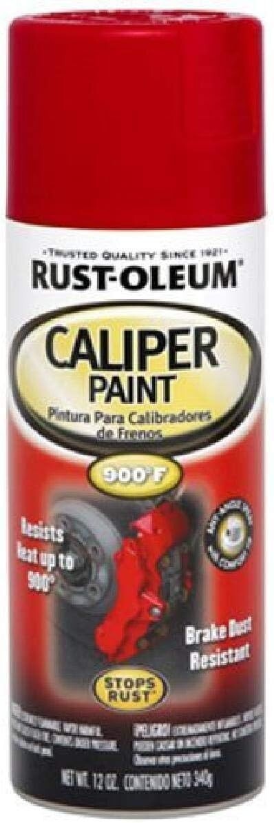 Caliper Paint High Temp Coat Spray Can Red Brake Gloss Drum Rotor Custom900F USA