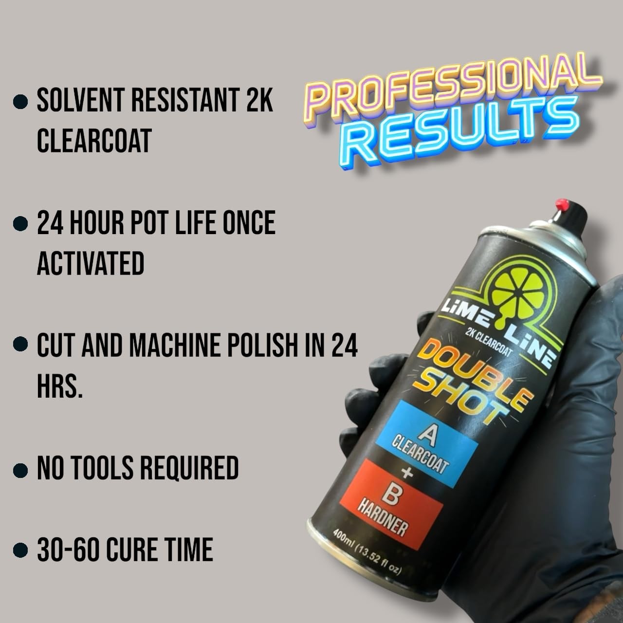 High Gloss 2K Clearcoat Spray/Aerosol Can Pack of 2 13.52 Ounce (Pack of 2)