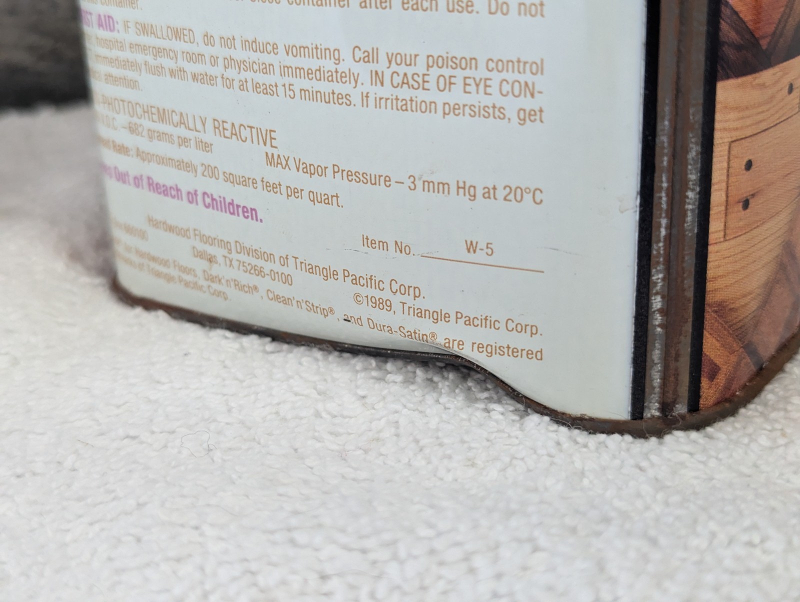 Bruce Liquid Paste Wax with Cleaner Dark’n’Rich 50 %full Discontinued Dark Brown